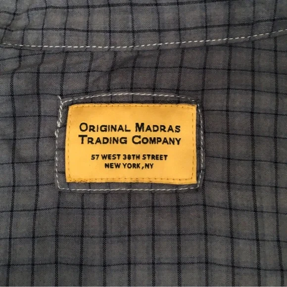 Unisex. Madras Kurta. - Picture 6 of 7